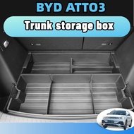 Byd atto3 Car trunk storage box car sorting storage box abs Waterproof Cover Mat Car Interior Accessories