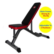 RCL Weight Workout Exercise Flat Incline Decline Bench Chair FID190 for Home Gym Sport Fitness Dumbe