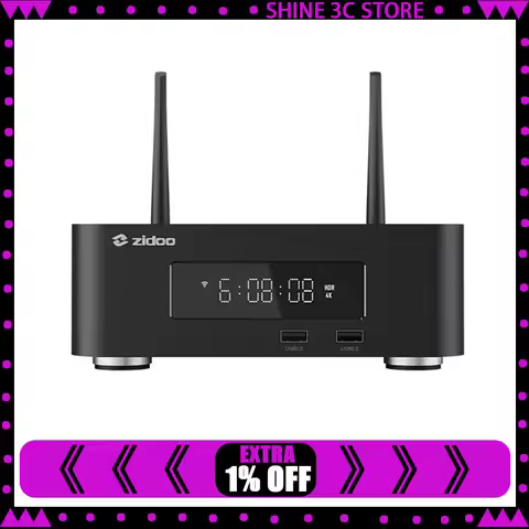 ZIDOO Z20 PRO 4K Media Player HDR10+ 4K HDR Android 11 TV RTD1619BPD 4G+32G Support Ethernet WiFi NA