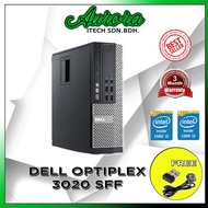 (OFFER INTEL I3 / I5 4TH GEN) PC DELL OPTIPLEX 3020 SFF/DESKTOP, INTEL CORE I3/I5 4GEN,  4GB RAM, 25