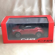 Toyota CHR C-HR 1:30 正廠豐田合金模型車非賣品 紅色黑頂