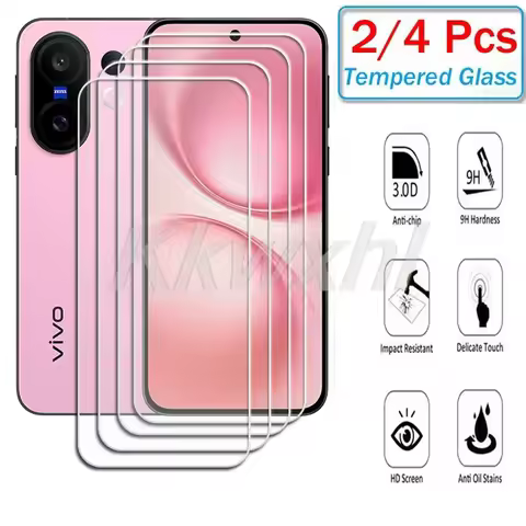 2-4PCS 9H HD Tempered Glass For Vivo X200 FE VivoX200FE VivoX200 X200FE 6.31" Screen Protector Cover