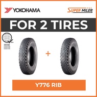 2pcs YOKOHAMA 750-16 14P Y776 RIB Truck Tires