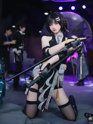 ANIMECC in Stock XS-3XL Rover Wuthering Waves Cosplay Female Costume Wig Anime Game WuWa Halloween P