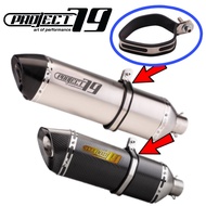 Bracket Muffler PROJECT79 QPM06 Stainless Steel Bracket Tabung AKRAPOVIC Proformance 368G Carbon Fib