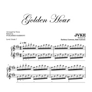 Golden Hour - Advanced Piano Sheet Music Score Grade 7 with note names