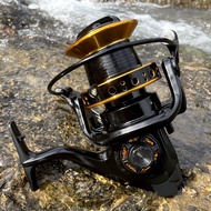 GHOTDA Fishing Coil 9000 10000 12000 Spinning Fishing Reel Metal Spool Left/Right Handle Fishing Ree