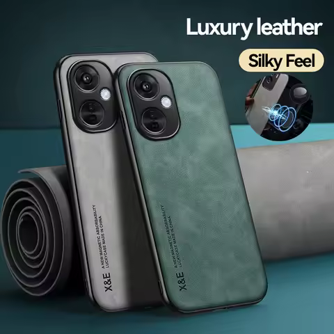 Magnetic Suede Leather Case for OnePlus Nord N30 SE CE 4 3 Lite N300 5G 4G Protective Cover Protecti