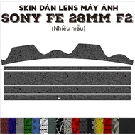 Sony FE 28mm f2 Lens Skin (Many models) | Decal Film 3M 28mm camera lens protection sticker