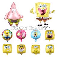 Round Square Fullbody Spongebob Foil Balloon