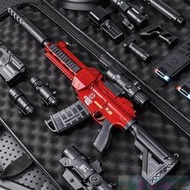 【威龍百貨】兒童玩具槍 M416電動連發軟彈槍 男孩仿真突擊步槍 吃雞狙擊機關玩具槍