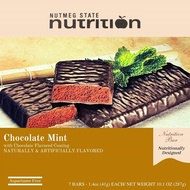 ▶$1 Shop Coupon◀  Nutmeg State Nutrition High Protein Snack Bar / Diet Bars - Chocolate Mint (7ct) -