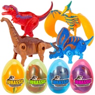 4 Pack Easter Hatching Eggs Dinosaur Toys Filled with Jumbo Deformable Transforming Dinosaur Toys Pl