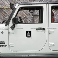 sticker kereta cermin depan sticker kereta Car Personality Dakar Rally Logo Off-Road Reflective Body