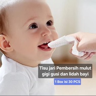 Baby mouth, teeth, gum, tongue cleaning finger wipes/30 Pcs/sterile finger gauze/baby mouth cleaning