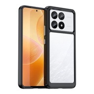 Casing For Redmi K70 Pro Case,Airbag Shockproof Shell Camera Full Protection Acrylic&TPU Back Clear 