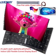 P2 P2.5 P3 P4 P5 Indoor LED Flexible Wall Screen Panel LED Customized shape Display Wave/s shape Dis