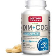 Jarrow Formulas - DIM + CDG Veggie Capsules - 30 Count - DIM & CDG Supplement - For Hormone Balance 