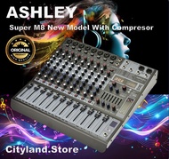 Ashley Super M8 Mixer Audio New Model With Compresor