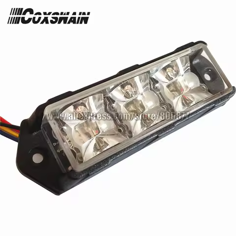DUAL COLOR Car LED Grill Surface Mounting strobe light, 6*3W each LED, LED Strobe warning light Truc
