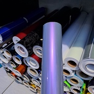 Skotlet Motor Abu Lembayung Ungu Premium Stiker Lis Motor