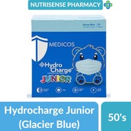 MEDICOS HydroCharge™ 4-ply Surgical Face Mask Junior (Glacier Blue) - 50's