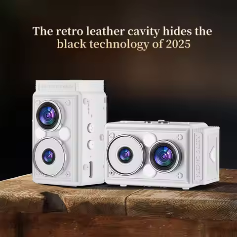 Retro TLR Camera Mini Retro Camera S11 Mini Retro Dual Lens CCD Camera Portable TLR Camera Infrared 