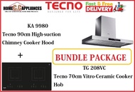 TECNO HOOD AND HOB FOR BUNDLE PACKAGE ( KA 9980 &amp; TG 208VC ) / FREE EXPRESS DELIVERY