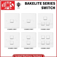[CORATED] UMS Bakelite Series Switch / Socket / Plug 1GANG/2GANG/3GANG/4GANG 1WAY/2WAY 15A 13A 20A