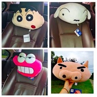 全新 蠟筆小新 小新 小白 汽車 公仔 頸枕 枕頭 Cushion  枕