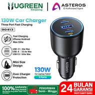 UGREEN Car Charger 130W Multi Port USB Type C PD QC 4.0 90413 - 35023 63w