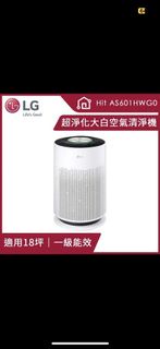 [全新] LG PuriCare™ 超淨化大白空氣清淨機-Hit AS601HWG0(白色) 高雄自取