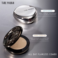TIME PHORIA -Facial Makeupset Matte Longlasting Cushion Foundation