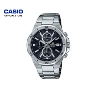 Casio Edifice EFV-640D-1AV Silver Stainless Steel Band Men Watch