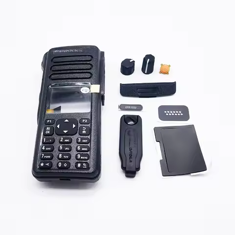 Set Front Cover Case Housing w/ Horn Flex Cable Knobs for Motorola XIR P8668 P8660 DP4800 DP4801 XPR