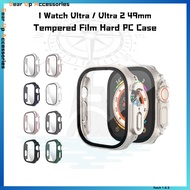 iWatch Ultra 49mm Case 2in1 Full Protect Screen Protector Cover PC Hard Casing With Built-in Tempere
