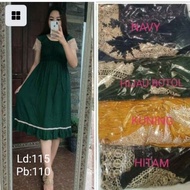 DASTER MINI/DASTER KERUT DADA SMOKE/DASTER KERUT DADA POLOS/DASTER KERUT TERBARU WANITA/DRESS KERUT
