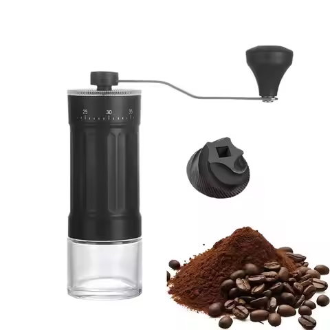 Manual Burr Coffee Grinder Hand Espresso Grinder With Ceramic Burr Hand Grinder Coffee Machine Conic