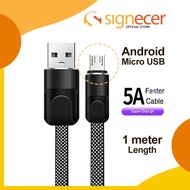 SIGNECER 5A Nylon Fast Charge Cable For Micro USB Android / Kabel Cas USB