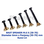 Claw speaker bolts m6 length 3cm/4cm/5cm/6cm/7cm Claw nut bolts Jcbc m6 L bolts Furniture Bolts Jccb