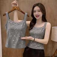 Threaded Gypsy Sling Vest Over Commuter Sleeveless Top