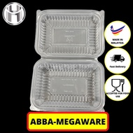 HENG HENG -CHEAPEST PP LUNCH BOX  ABBAWARE KOTAK NASI MEGA ABBA 100PCS MICROVEABLE  KOTAK NASI MURAH TAHAN PANAS