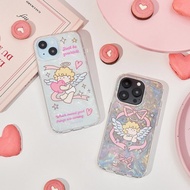 愛之天使手機殼 貝殼紋雙層TPU手機套 手機保護套