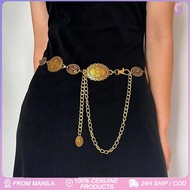 Fashionable Women's belt high-end metal waist belt retro West Asian versatile ethnic dress decorat