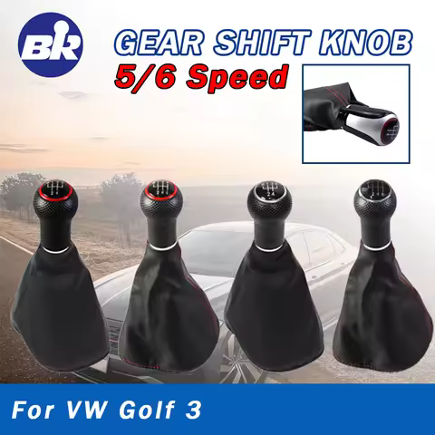 5/6 Speed Car Accessories Gear Shift Knob For VW POLO 6N 6N2 Golf 3 MK3 Vento Lupo 1996 1997 1998 19