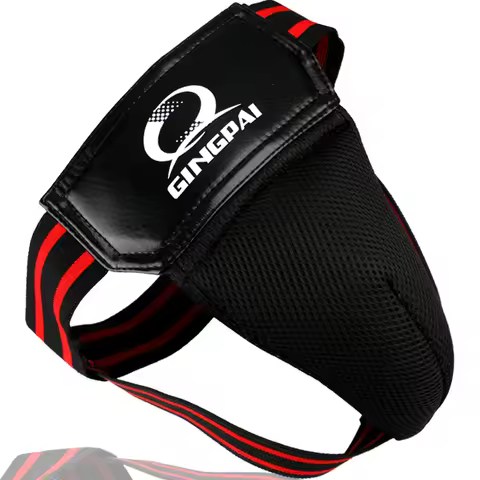 Adult Male MMA Crotch Protector TKD Karate Groin Guard Child Men Groin Protector Kick Boxing Protect