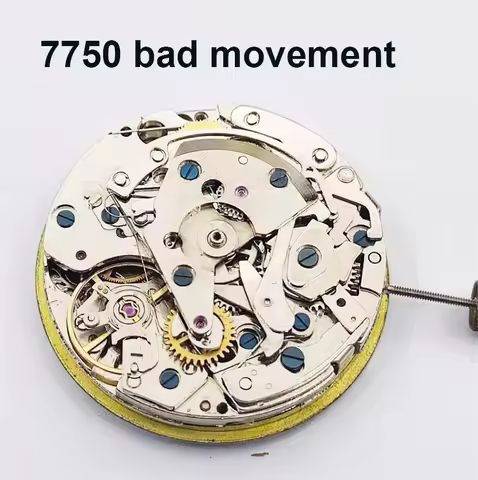 Watch Accessories Domestic 7750 Non Functional Faulty Movement For Beginners To Practice Disassembly