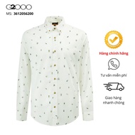 G2000 Men's White Long Sleeve Shirt