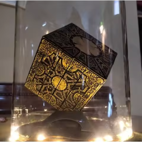 1pcs Puzzle Box Moveable Lament Horror Terror Figures Film Serie Hellraiser Cube IQ&EQ Test Toys Kid