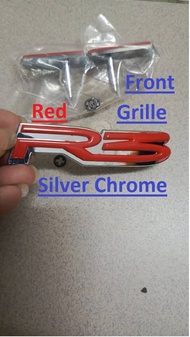 R3 RS ABS For Car Emblems Logo